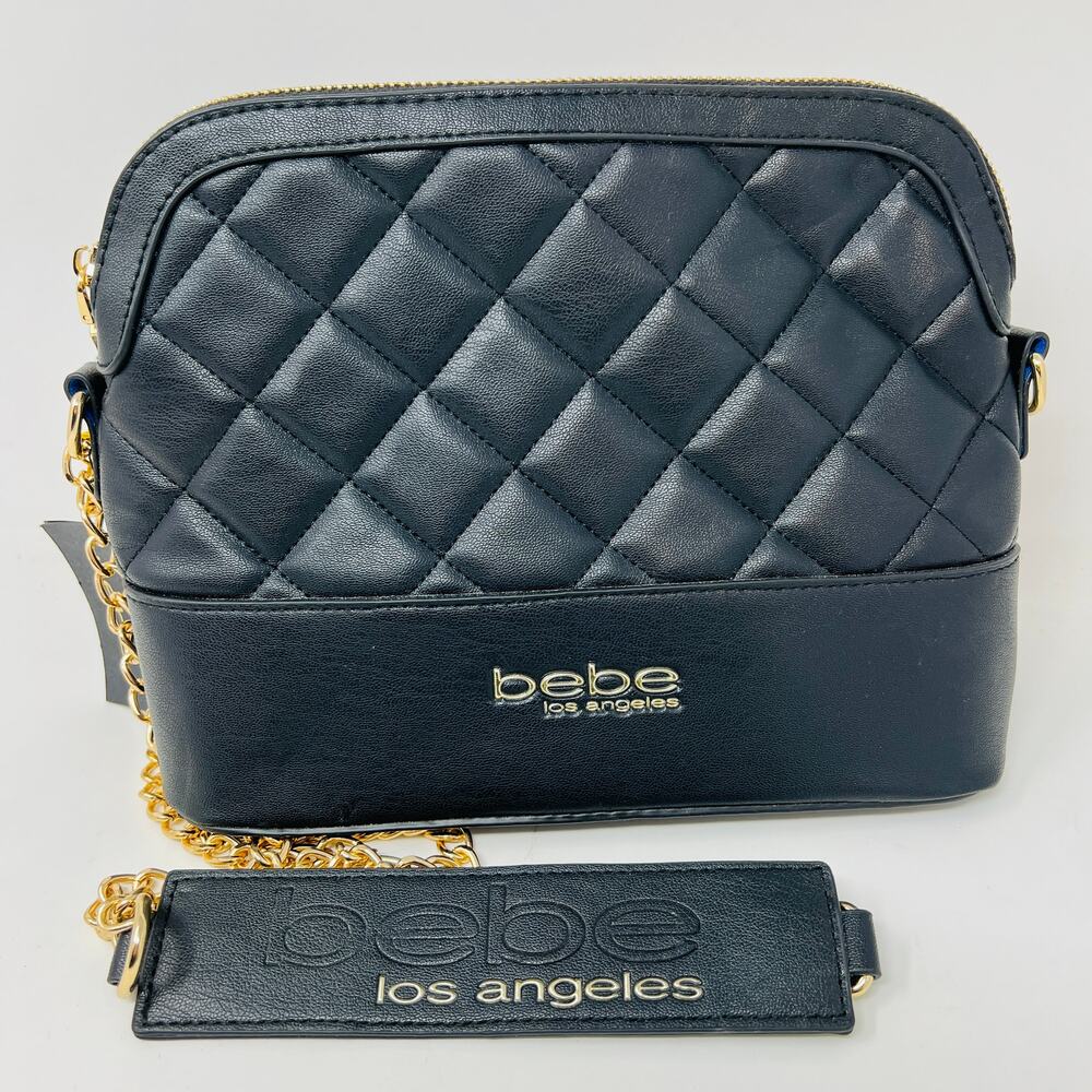 NEW! Bebe los angeles Quilted Chain Bag Vegan Leather Crossbody